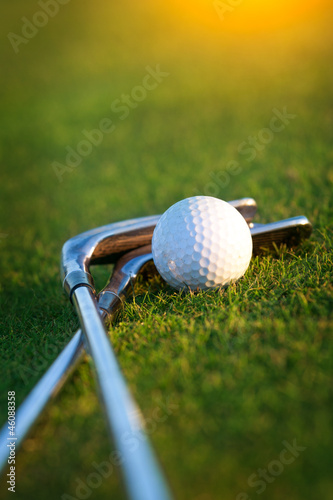 Photo: Golf club and ball Golf club and ball