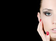 The young beautiful girl with a Evening make-up