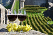Pair of wineglasses. Bellinzona, Switzerland