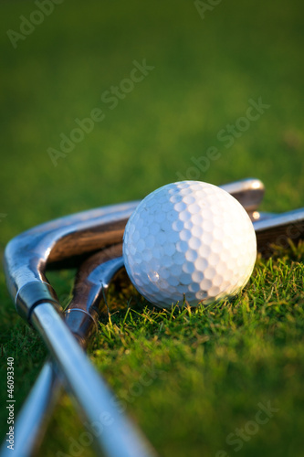 Photo: Golf club and ball Golf club and ball