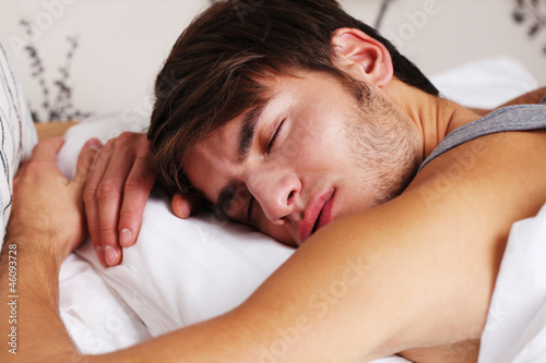 Photo: Young Man Asleep Young Man Asleep