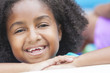 Cute Happy African American Girl