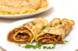 Eierpfannkuchen mit Schnittlauch