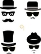 men in hats in silhouettes