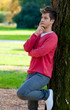 Young Man Thinking