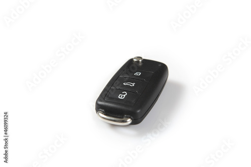 Photo: black car key with remote control black car key with remote control