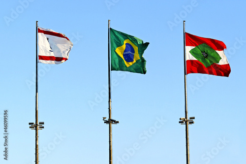 Photo: Flags waving Flags waving