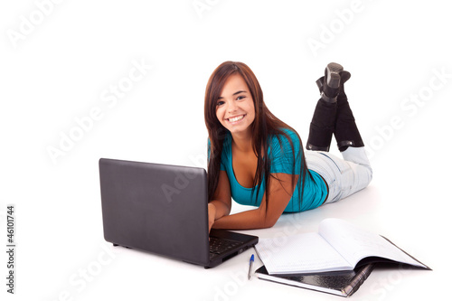 Photo: Girl studying Girl studying
