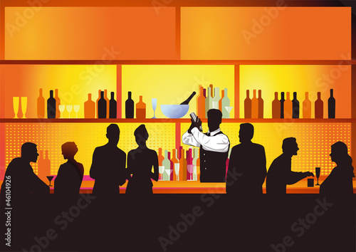 Vector: Nacht-Bar Nacht-Bar