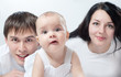 young family with baby