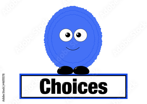 Illustration: Choices concept Choices concept
