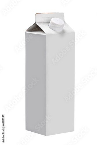 Photo: packaging the milk carton or juice packaging the milk carton or juice
