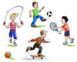 Kinder Sport und Spiel I