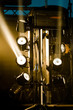 Photo: multiple stage light beams multiple stage light beams