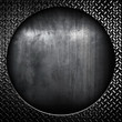 round metal background