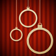 Vector: Abstract paper Christmas balls Abstract paper Christmas balls