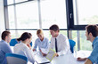 business people in a meeting at office