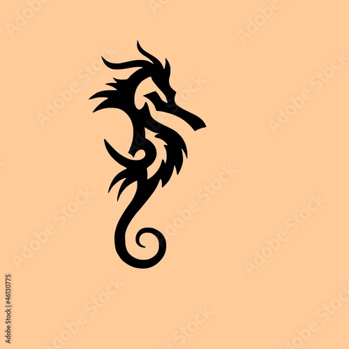 Vector: dragon tattoo dragon tattoo