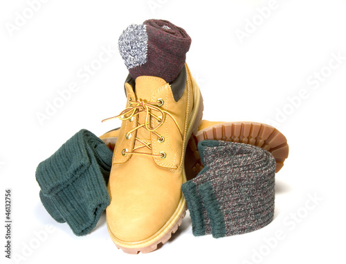 Photo: rugged outdoor low cut oxford work shoe boot ragg socks rugged outdoor low cut oxford work shoe boot ragg socks