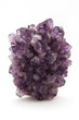 Amethyst Chunk Isolated On White Background