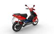 Red Scooter Back Side