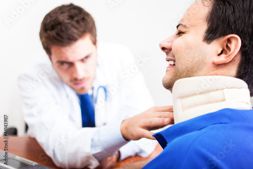 Photo: Doctor examining a patient Doctor examining a patient