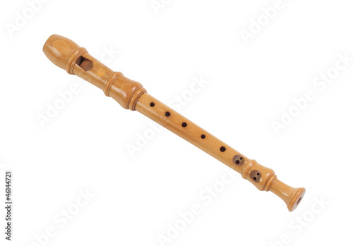 Photo: wooden recorder wooden recorder