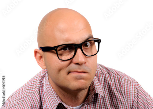 Photo: Suspicious man Suspicious man