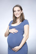 Foto: portrait of happy pregnant woman portrait of happy pregnant woman
