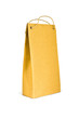 brown paper bag on white background