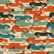 Seamless pattern with cars. Vector illustration (eps10).