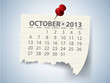 Calendar for 2013 vector