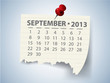 Calendar for 2013 vector