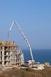 Construction of new elite housing on the sea coast
