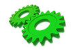 Zahräder grün 3d