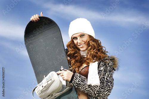 Photo: Snowboard girl Snowboard girl