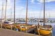 Photo: Old boats in the port of Volendam, The Netherlands Old boats in the port of Volendam, The Netherlands
