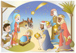 crib-adoration of the Magi