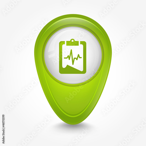Vector: Puntatore 3D_Cartella clinica Puntatore 3D_Cartella clinica