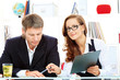 working together