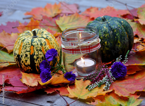 Photo: Herbstliche Dekoration Herbstliche Dekoration