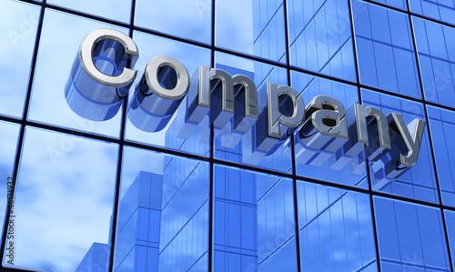 Illustration: Big Blue Company - Business Concept Big Blue Company - Business Concept