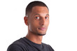 Close up portrait of a young african american man