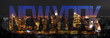 New York City Skyline Night