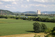 Blick Richtung AKW Grohnde vom Ohrbergpark aus