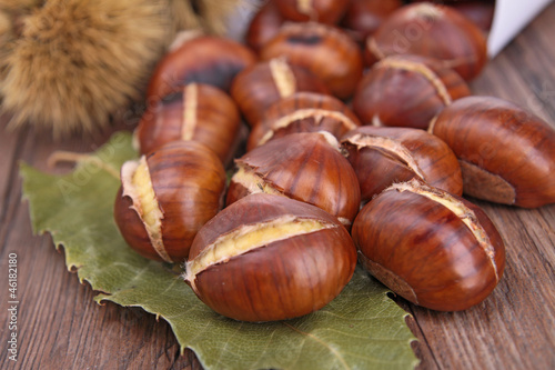 Photo: grilled chestnut grilled chestnut