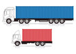 Lastwagen mit Container