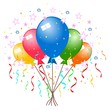 Balloons Ribbons Streamers and Confetti