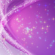 fantastic christmas wave design with snowflakes and stars