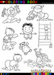 cartoon cute babies for coloring